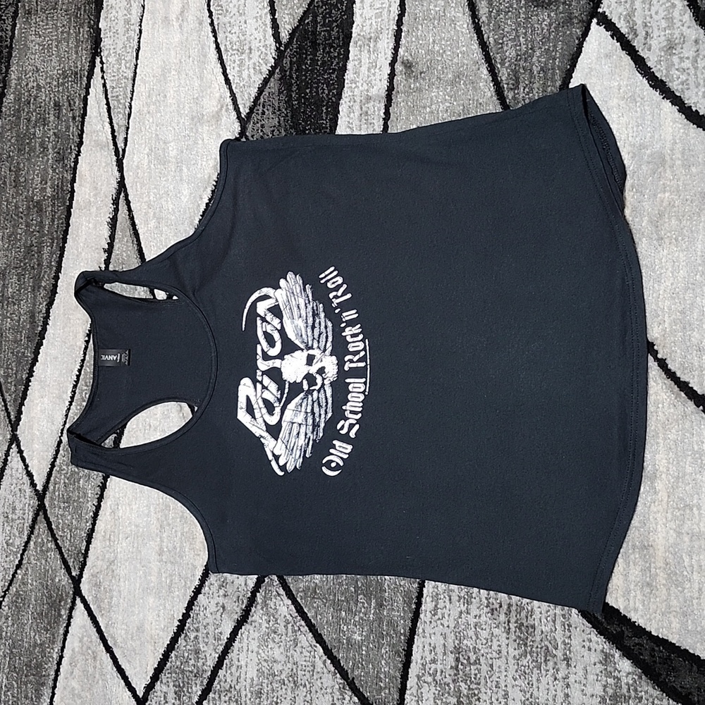 POISON 2019 OLD SCHOOL ROCK 'N' ROLL RACERBACK TANK-TOP